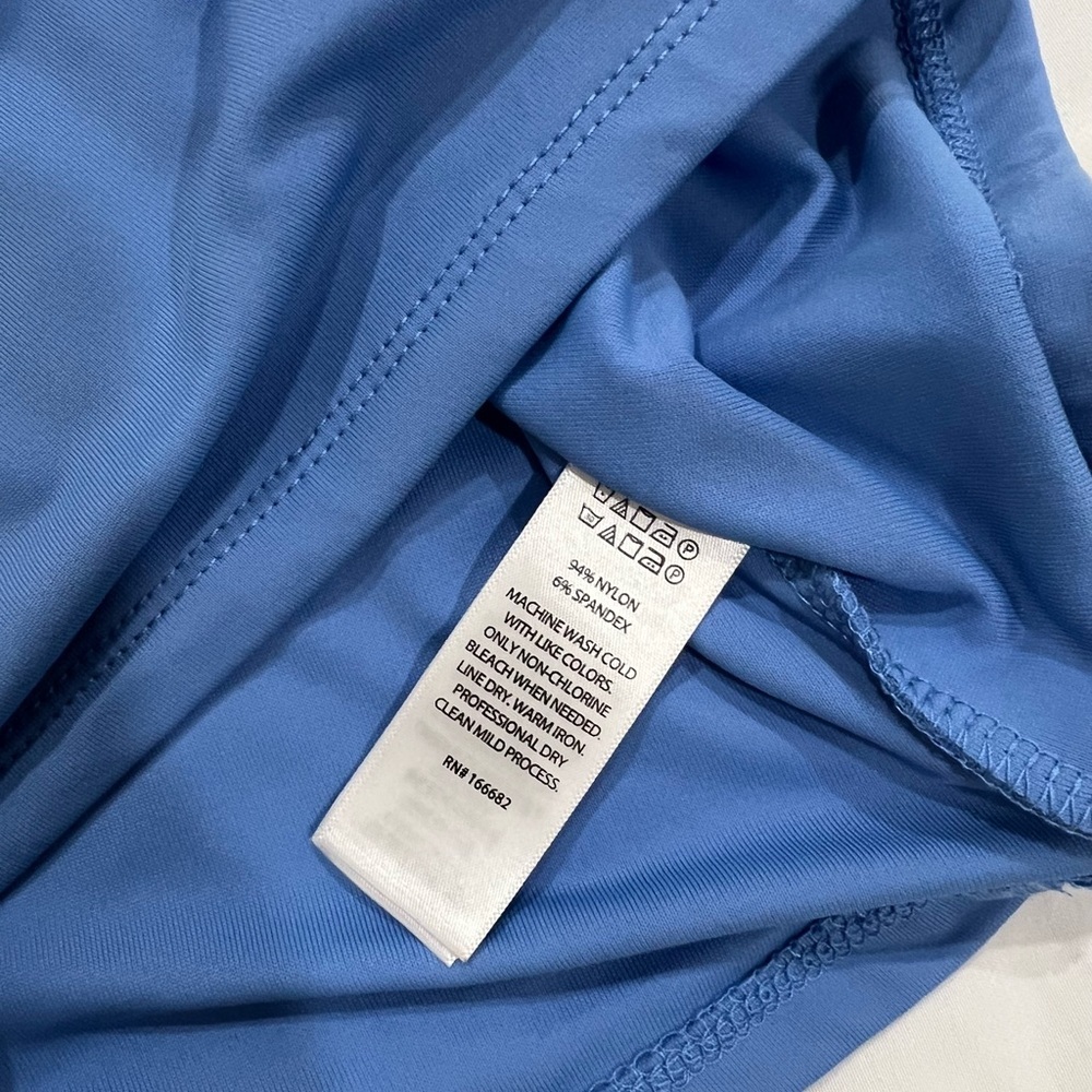 Tahari Blue V-Neck Tank Top - Picture 6 of 6